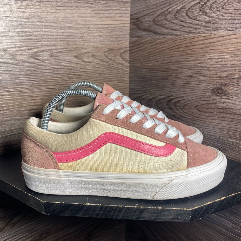 Vans old skool pink beige